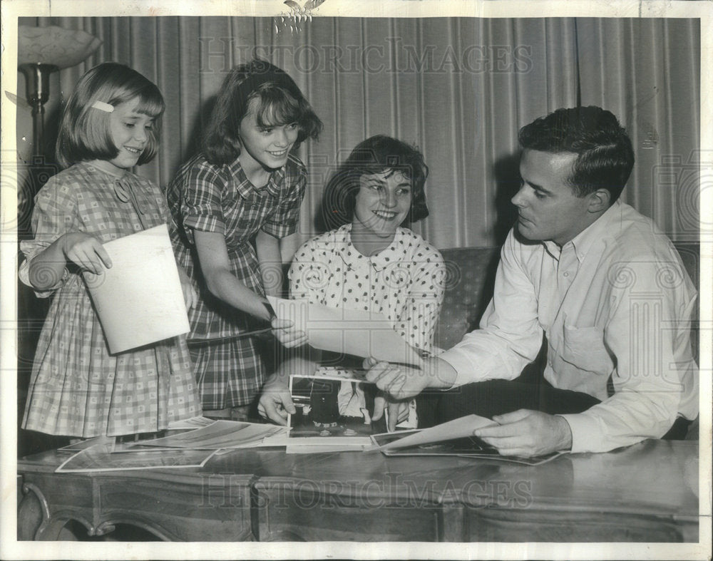 1964 Ken Sitzberger Olympic Gold Medal winner Debbie Sandra - Historic Images