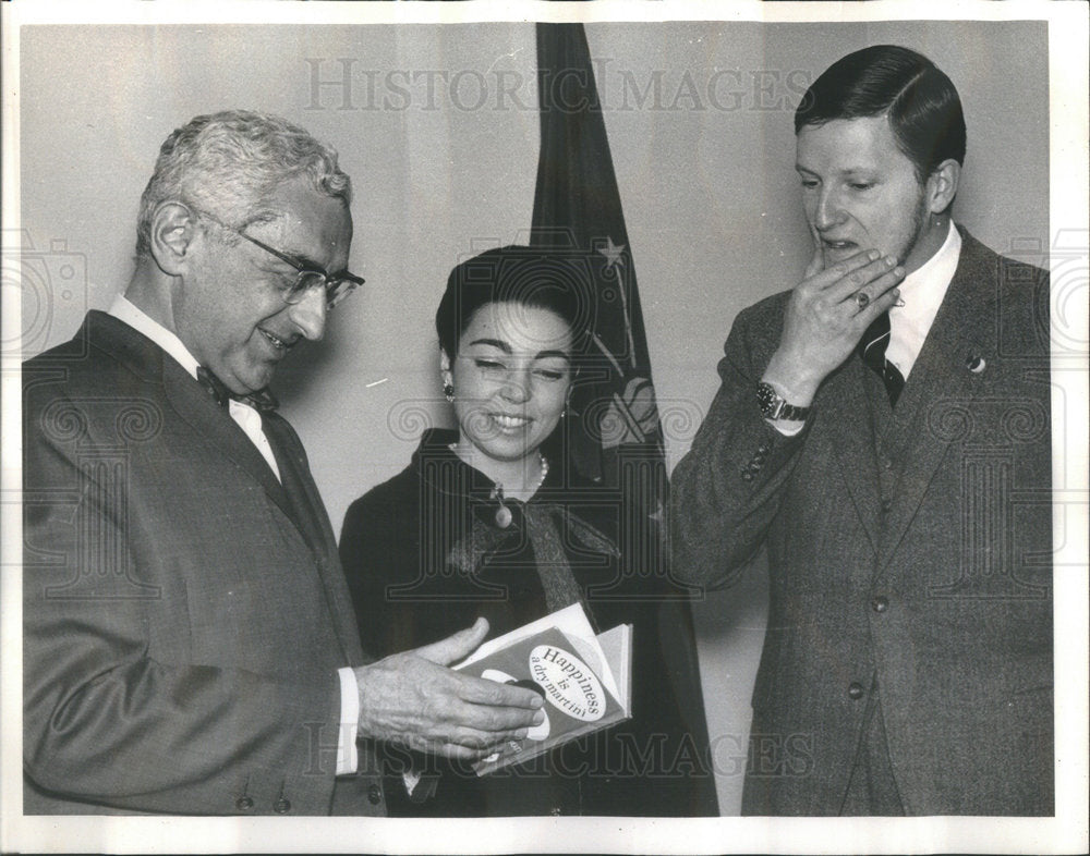 1966 King Simeon Queen Margarita Visiting Chicago Area - Historic Images