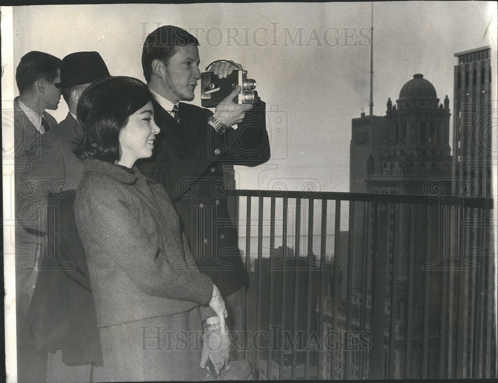 1966 Press Photo Simeon Borisov &amp; Queen Margarita Bulgaria Royal Family - Historic Images