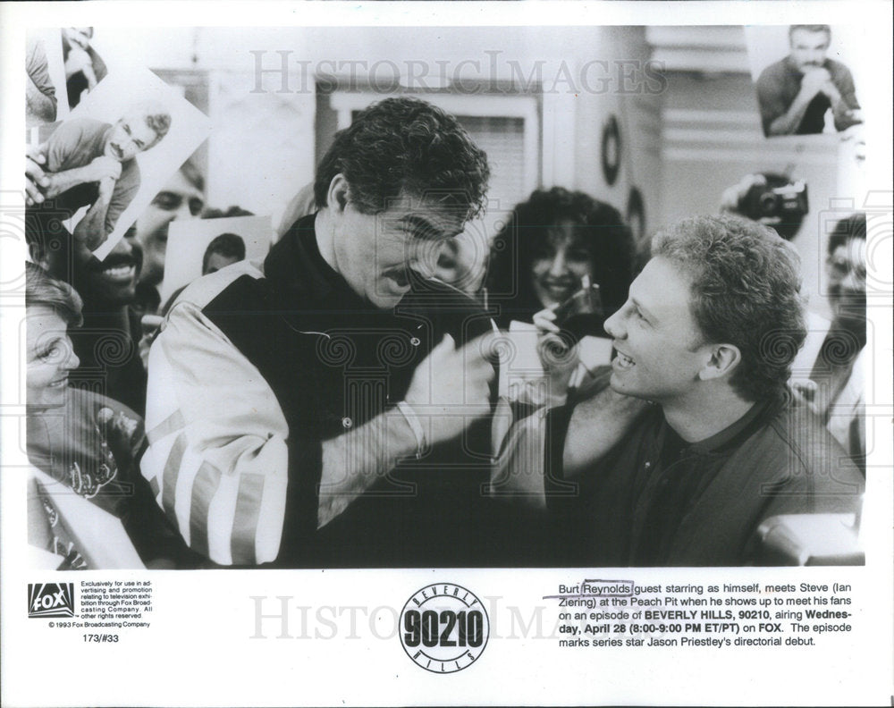 1993 Press Photo Burt Reynolds American Film &amp; Television Actor - RSC54321 - Historic Images