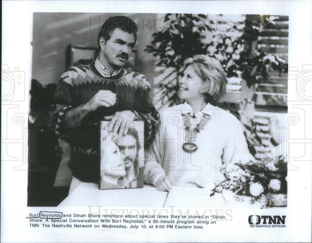 None Burt Reynolds Dinah Shore Reminisce About Time In A Special Conversation - Historic Images
