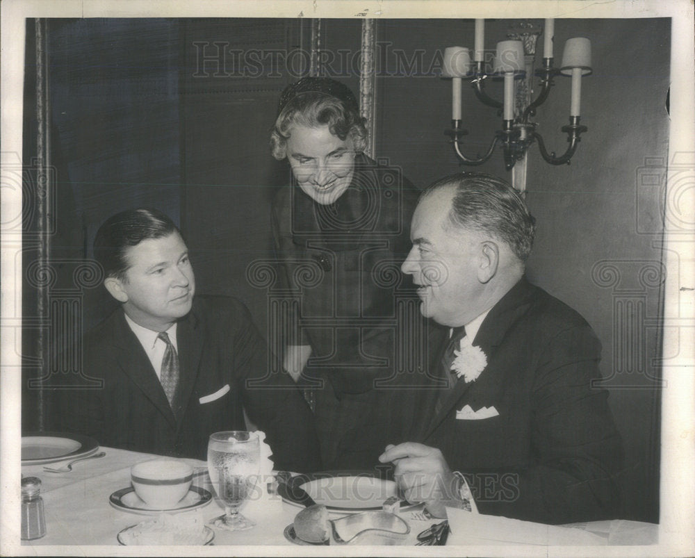 1962 Senator John Tower frome Texas Mrs.James Wilson chairman of the - Historic Images