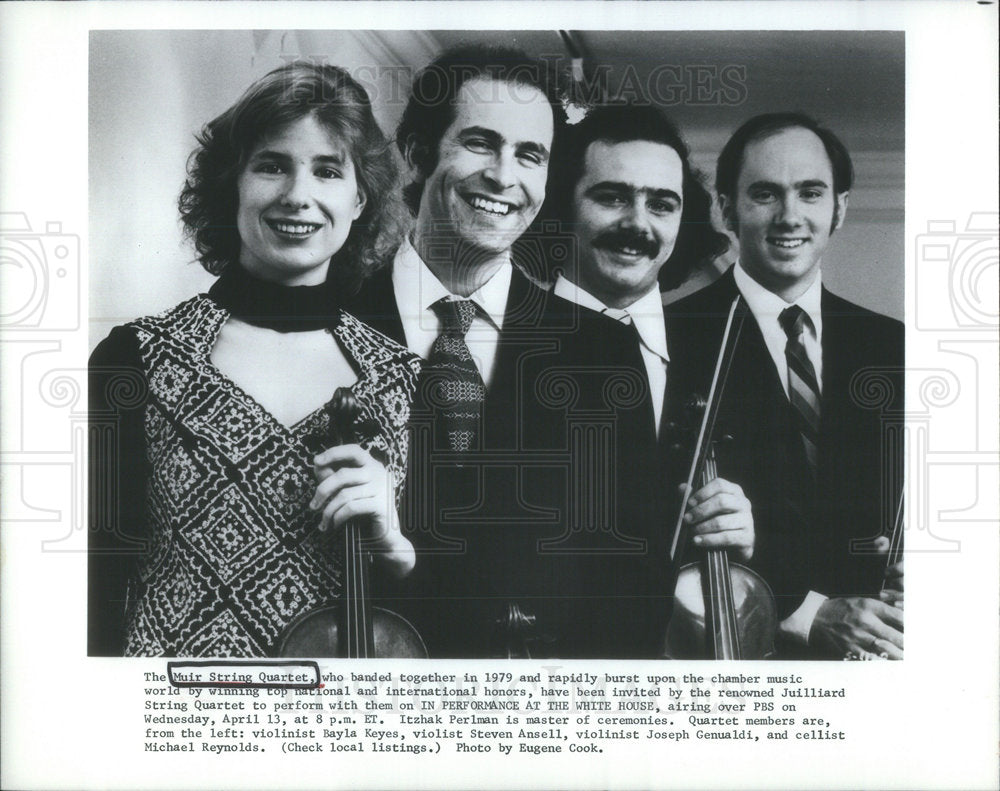 1979 Press Photo The Muir String Quartet Are Reynolds Ansell Keyes Genualdi - Historic Images