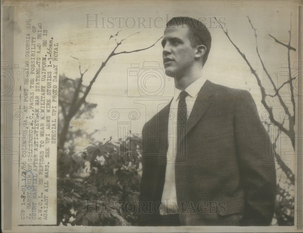 1967 Harry Muir Court Martial Anti Vietnam - Historic Images