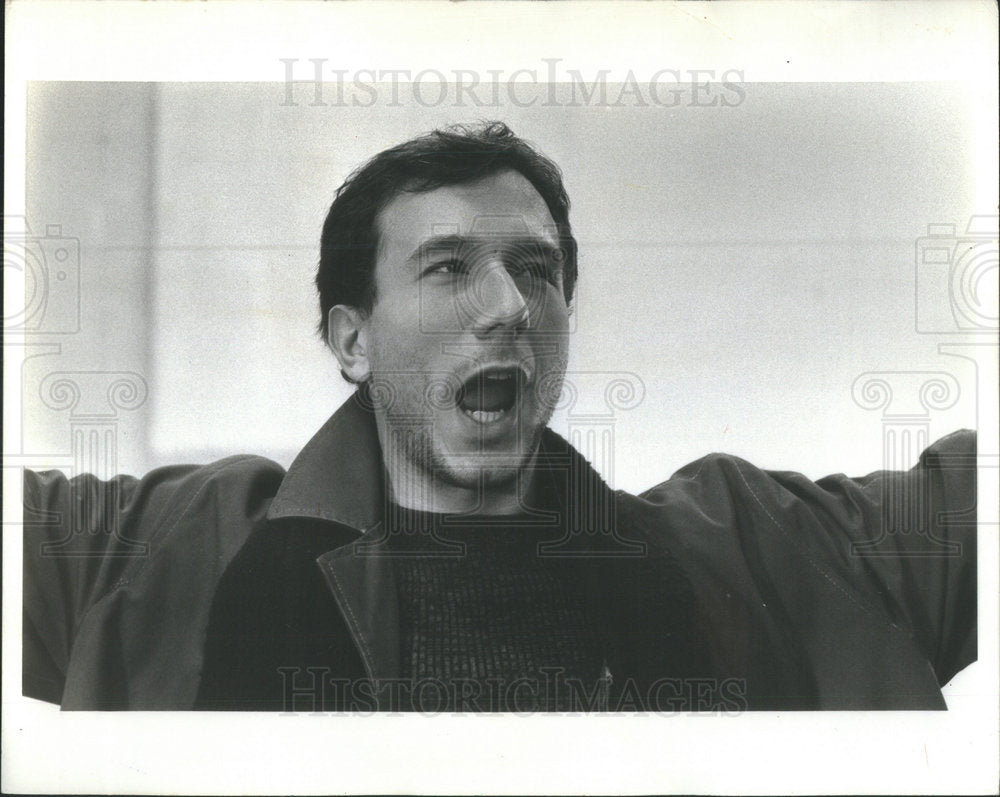 1978 Press Photo Tom Mula In "Hail, Scrawdyke" Musical - Historic Images