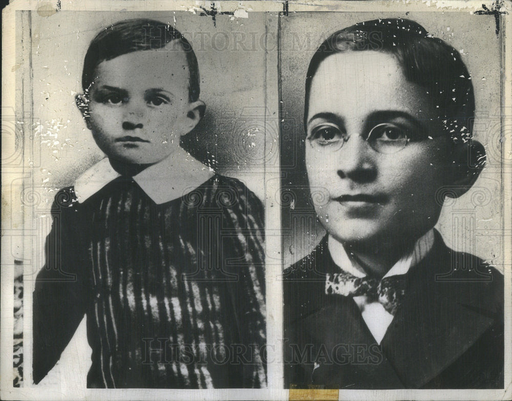 1949 Press Photo President Harry Truman as a Boy and Teen - Historic Images