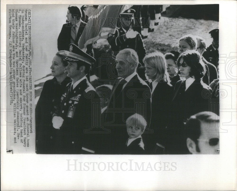 1972 Margaret Truman Daniel at President Harry Truman Funeral - Historic Images