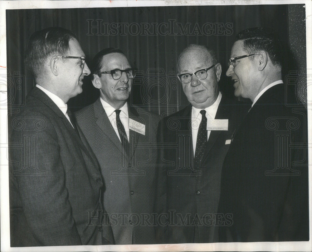 1964 Robert Northway Gerrit Ruisard Leslie Hunt Bankers Association - Historic Images