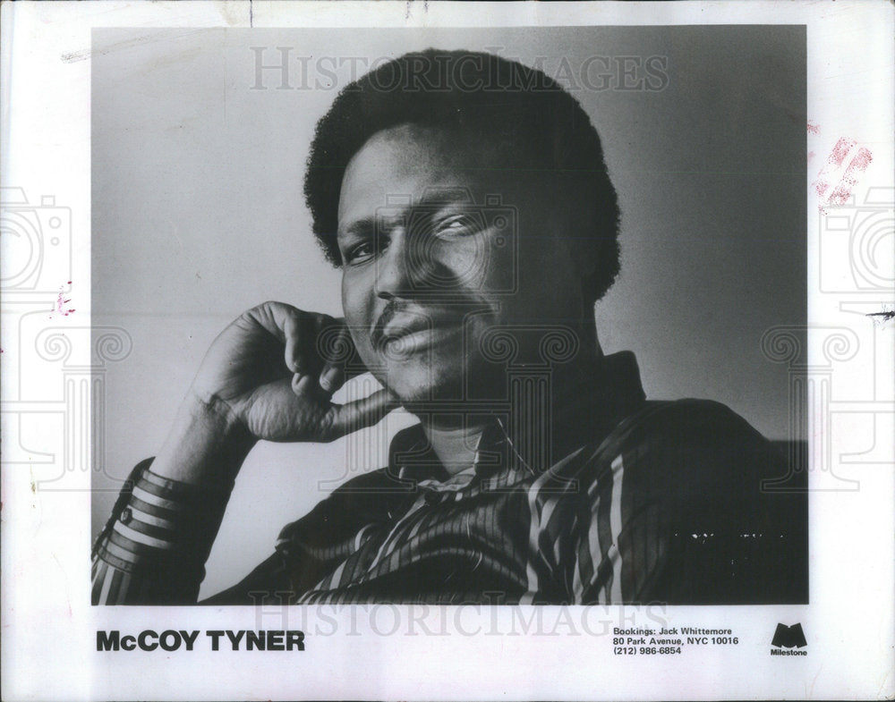 1977 Press Photo McCoy Tyner Jazz Pianist Musician - Historic Images