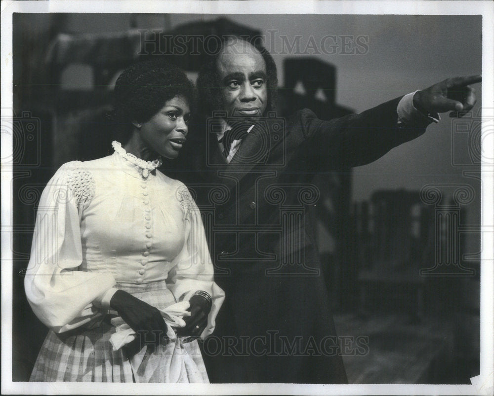 1974 Press Photo Cicely Tyson Actress Desire Under The Elms - Historic Images