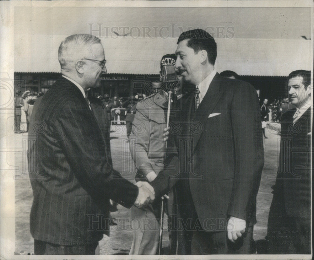1947 President Truman and Mexico's President Miguel Aleman - Historic Images