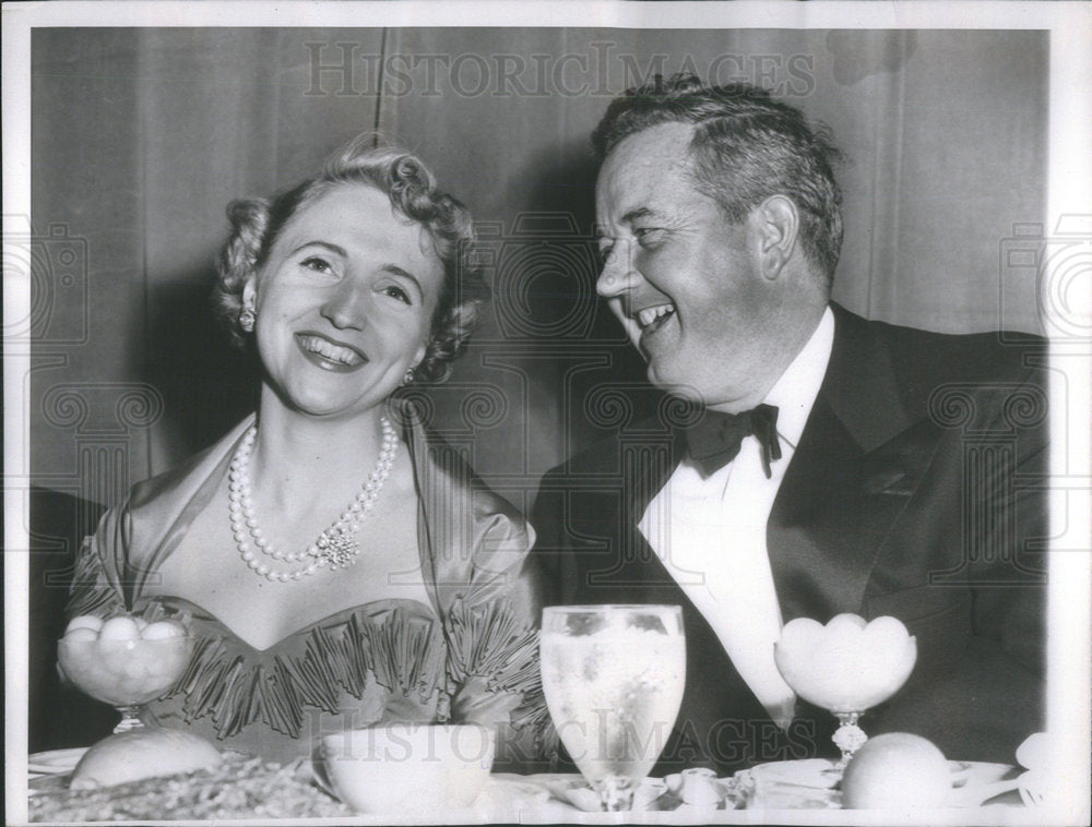 1953 Press Photo Margaret Truman &amp; Sen. John Sparkman - Historic Images