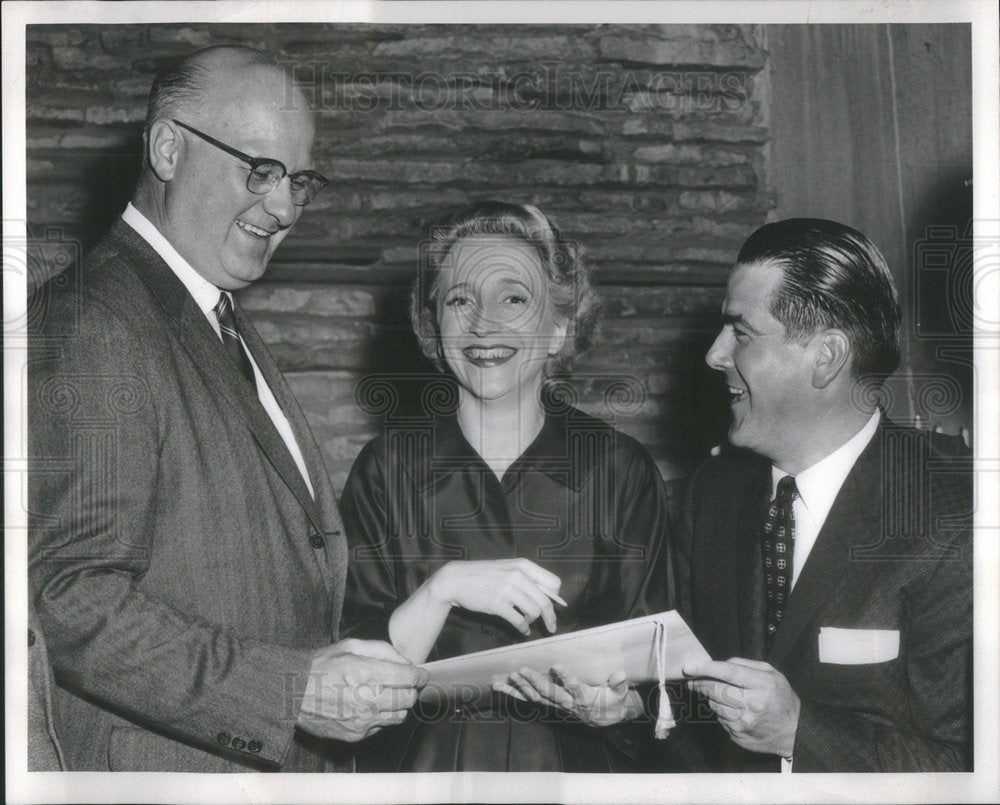 1958 Margaret Truman Daniel Judge Bernard Kozen Francis S Lorenz - Historic Images