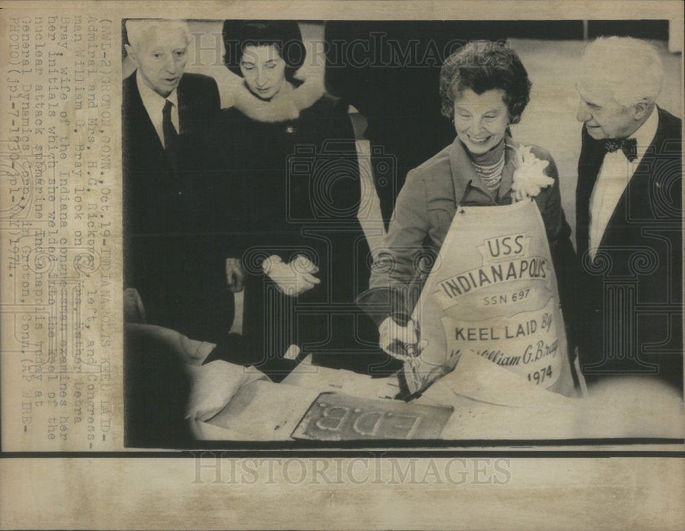 1974 Indianapolis Keel Laid - Historic Images