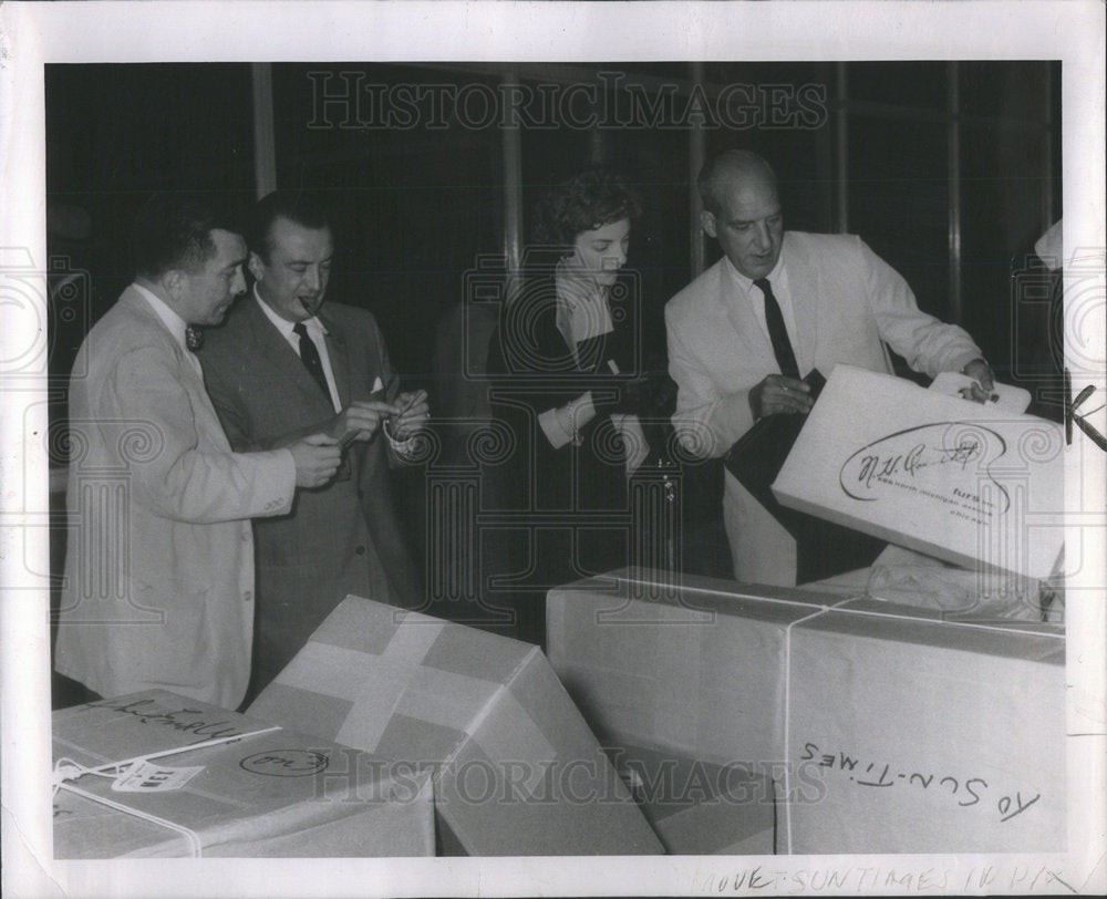 1959 Press Photo Sun-Times fashion editor Jean Krueger photographer Gekler - Historic Images