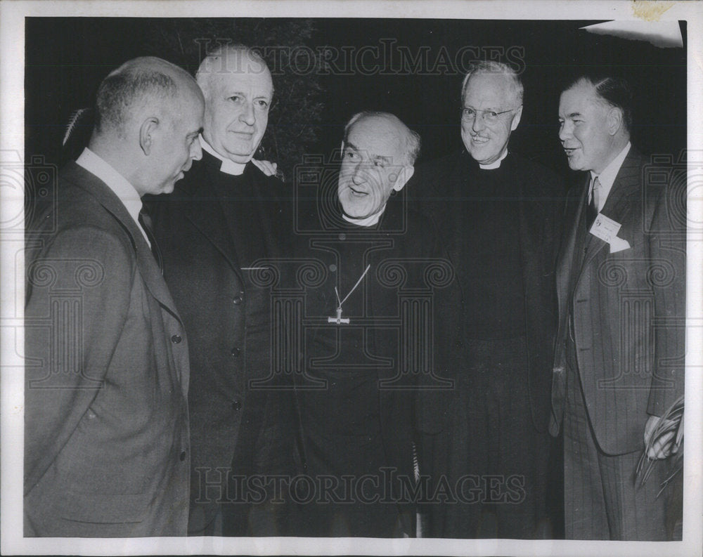 1952 Press Photo speakers dinner National Council Bishop Norman Nash Episcopal - Historic Images