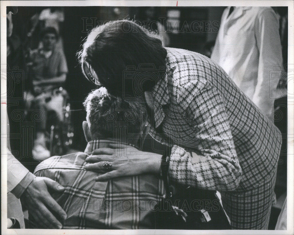 1968 Press Photo actress Patricia Neal Rehabilitation Institute - Historic Images