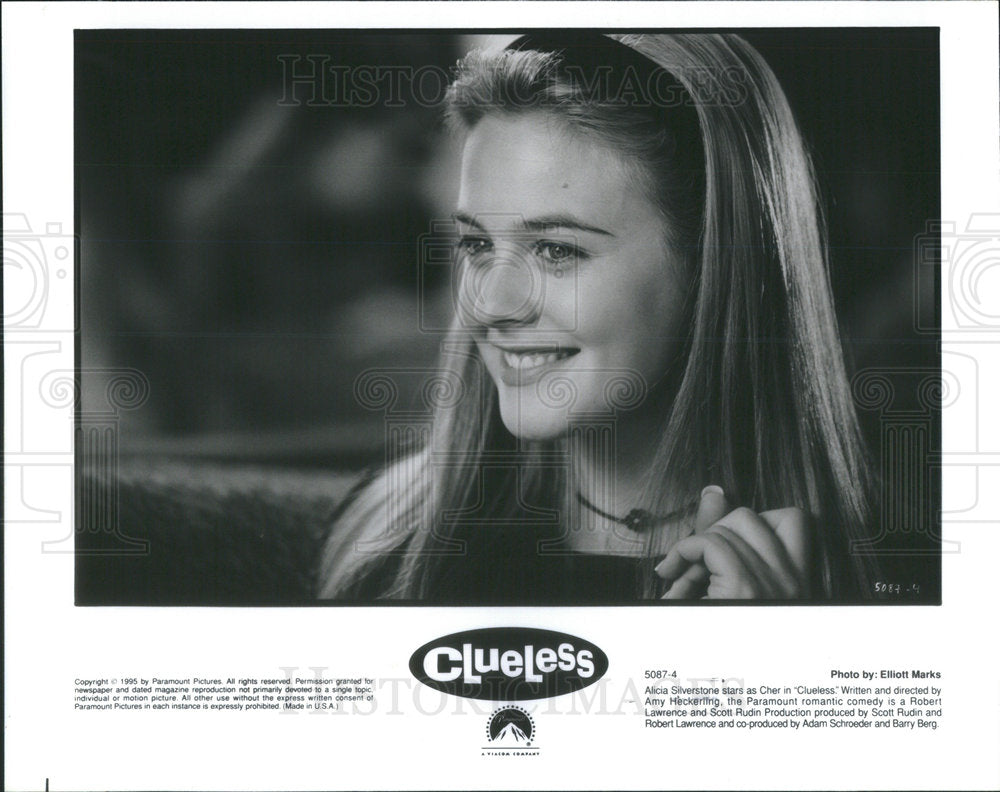 1995 Press Photo Alicia Silverstone American Film & Television Actress - Historic Images