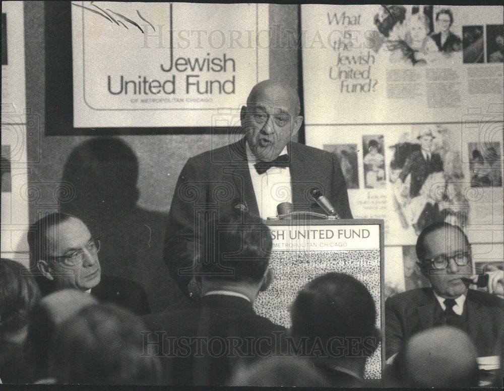 1968 Press Photo David Silbert President Jewish Welfare Fund - Historic Images