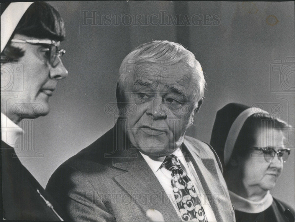 1972 Press Photo John Waner United States Housing Urban Development Department - Historic Images