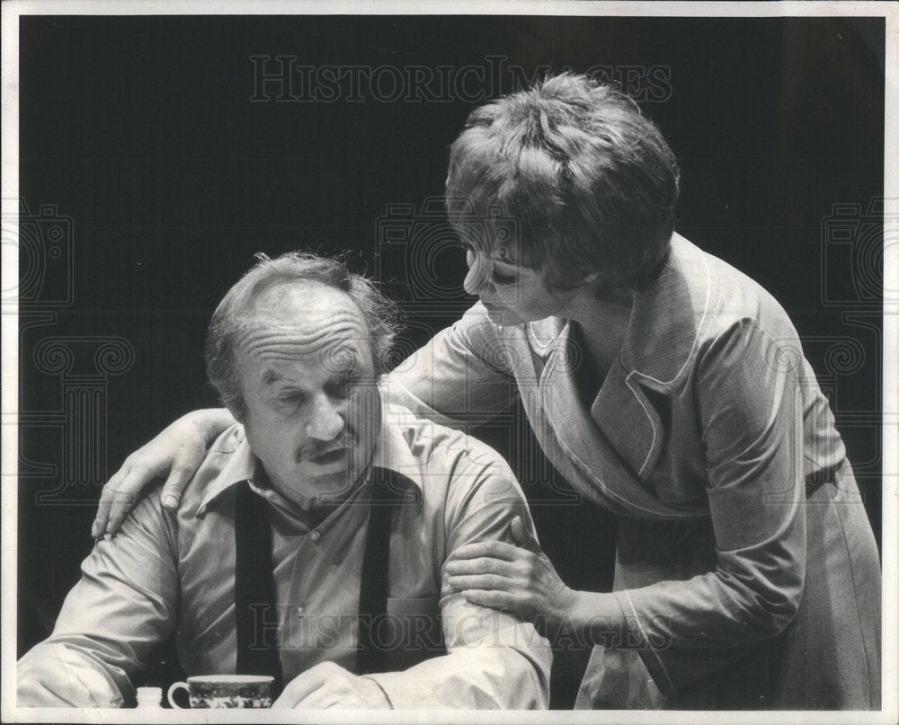 1972 Actor Jack Warden and Jo Van Fleet of Death of a Salesman - Historic Images