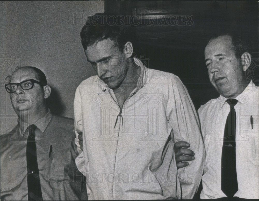 1969 Frank Woyke Jr. is accused of killing his mother &amp; grandmother - Historic Images