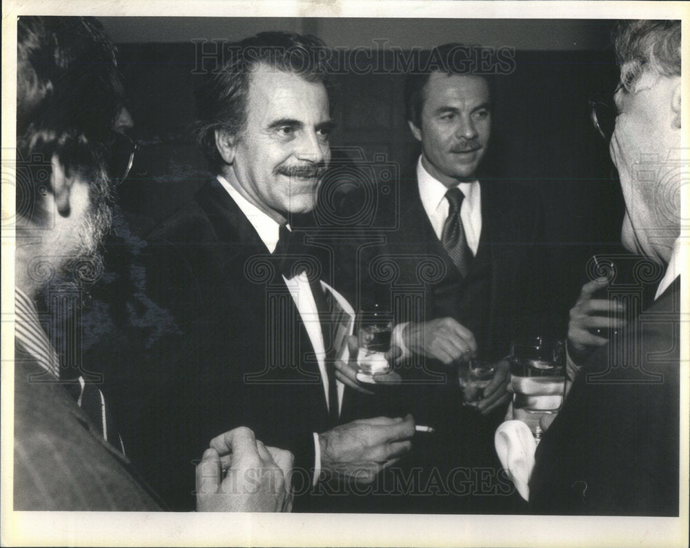 1984 Press Photo Director Actor Schell Midland Hotel Festival Smoking Cigarette - Historic Images