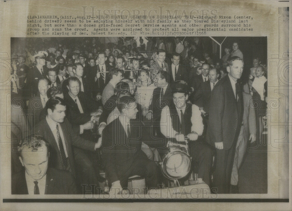 1968 Press Photo Richard Nixon American Republican politician - Historic Images