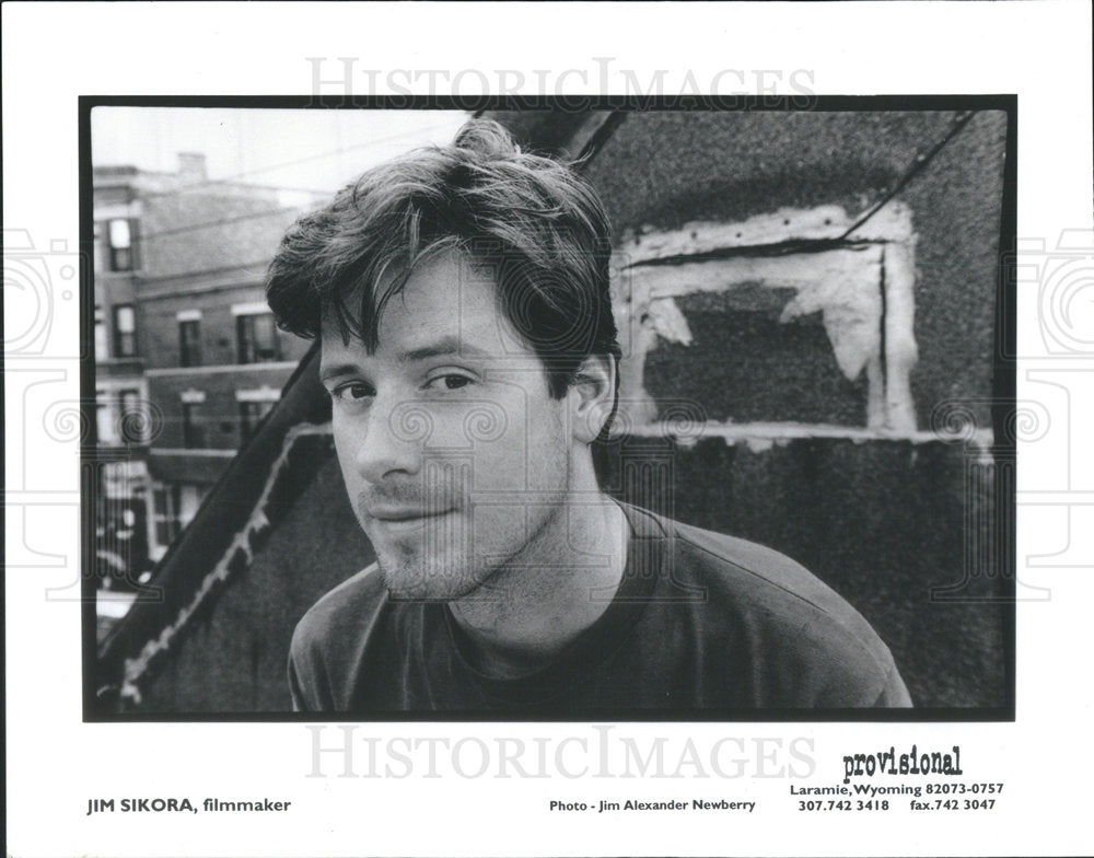 Press Photo Jim Sikora Film Maker - Historic Images