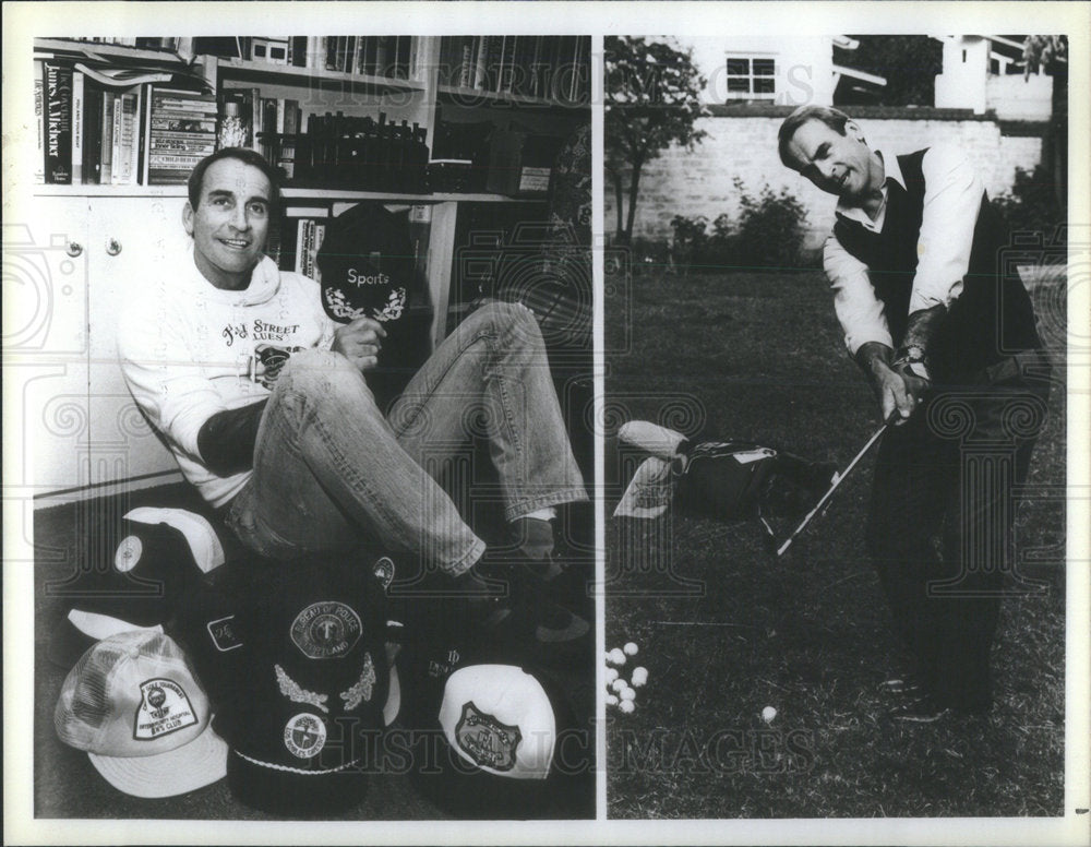 1983 Press Photo James Sikking "Hill Street Blues" At Home - Historic Images