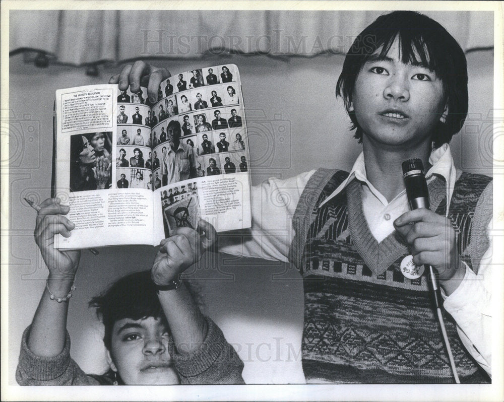 1984 Press Photo Cambodian Seng homeland Maria Elena Chacon Salvador war David - Historic Images
