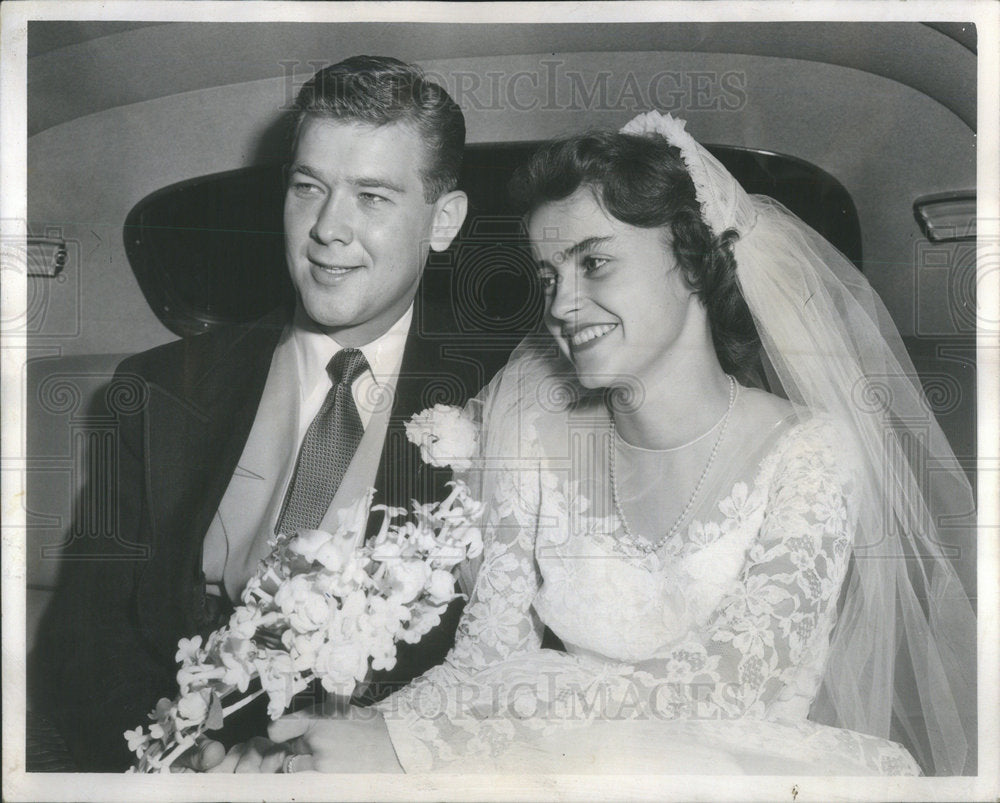 1952 Society Wed Congregational Church Willmatte Richard Stanley-Historic Images