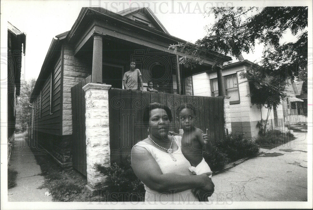 1979 Press Photo Mrs Ruby Washington Roseland Grandon Cary Taylor Joel Tommy - Historic Images