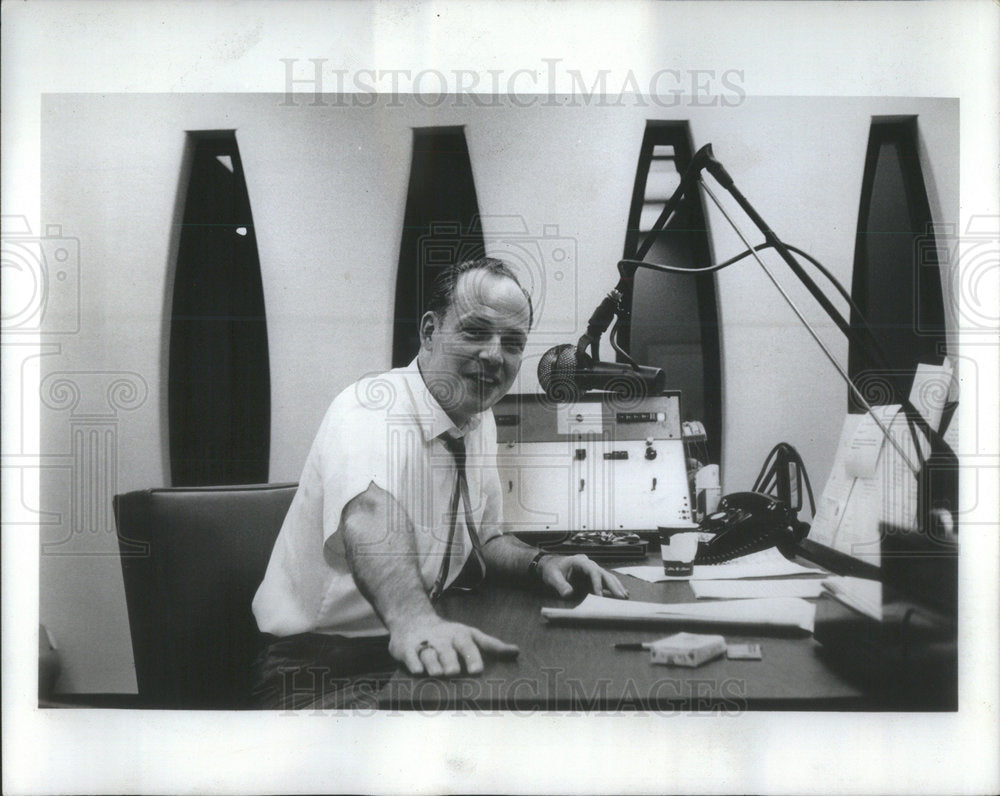 1966 Press Photo Dick Williamson United States Chicago City Radio Jockey - Historic Images