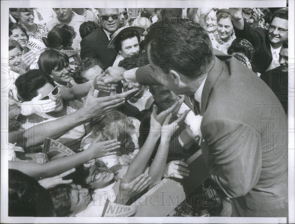 1960 United States Vice President Richard Nixon Chicago Visit - Historic Images