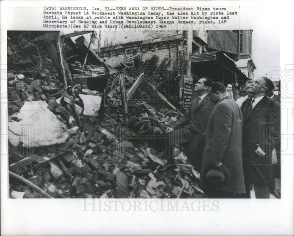 1969 Press Photo  Richard Nixon American Republican Politician - Historic Images