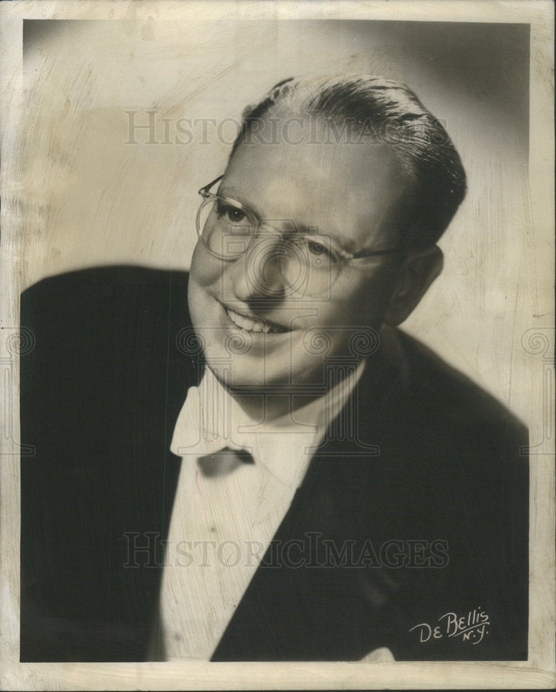 1950 Press Photo GEORGE SCHICK CHICAGO SYMPHONY ASSISTANT CONDUCTOR PIANIST - Historic Images