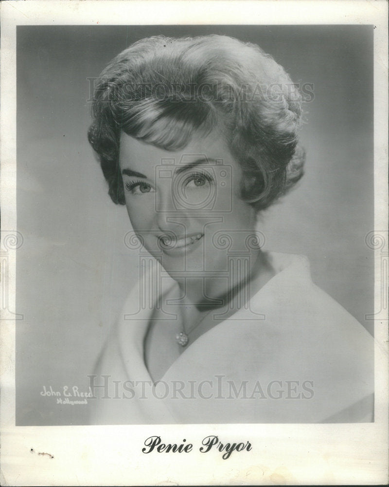 1961 Press Photo Picture of Penie Pryor American Singer. - Historic Images