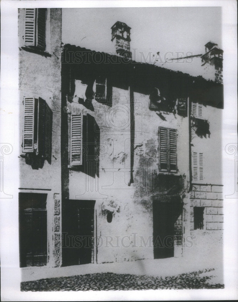 1958 Birthplace of Arturo in Parma, Italy. - Historic Images