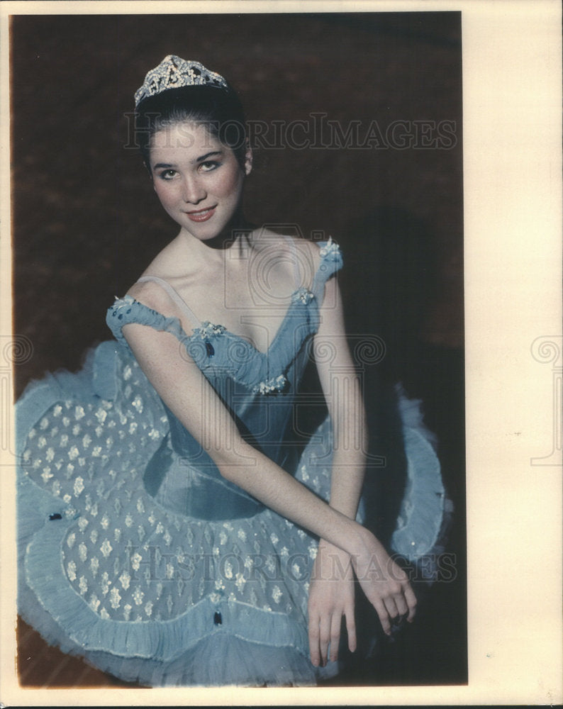 1987 Press Photo Julie Rhoads Ballet Dancer Celebs American Shine Theater light - Historic Images