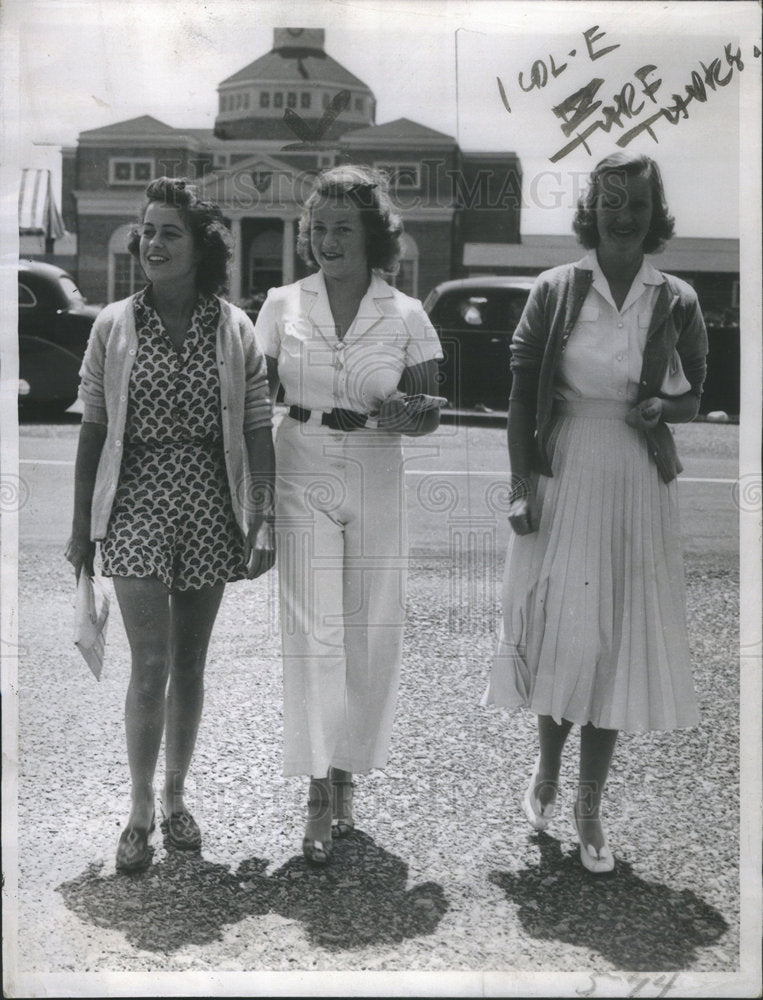 1937 Misses Le Brun Cruger Rhinelander Lesley Bogart Jane Pope - Historic Images