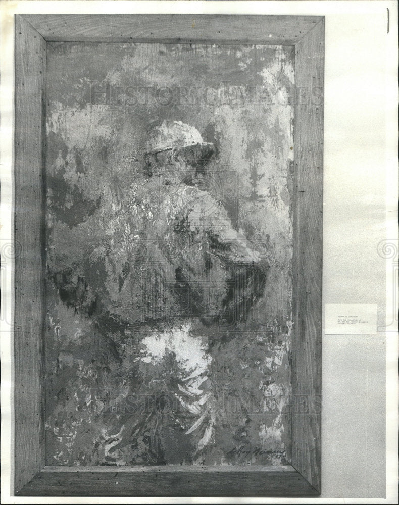 1965 Press Photo Jockey De Longchamp Painting by La Roy Neiman - Historic Images