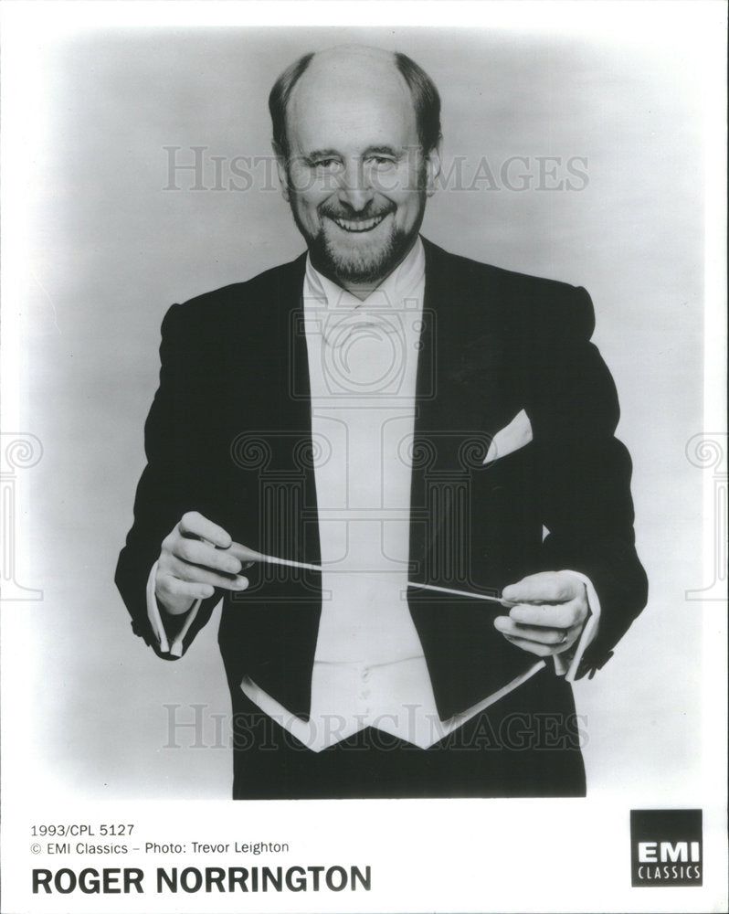 1996 Press Photo British Conductor Roger Norrington - RSC58229 - Historic Images