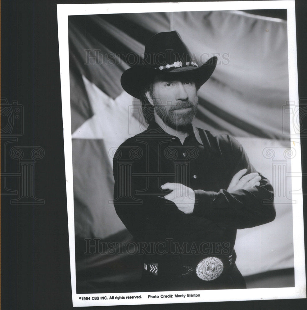 1993 Press Photo Actor Chuck Norris - RSC58283 - Historic Images