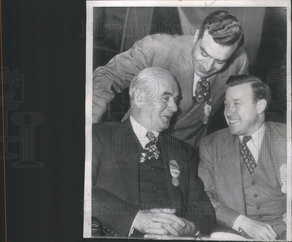 1947 George Addes, Phillip Murray &amp; Walter Reuther - Historic Images