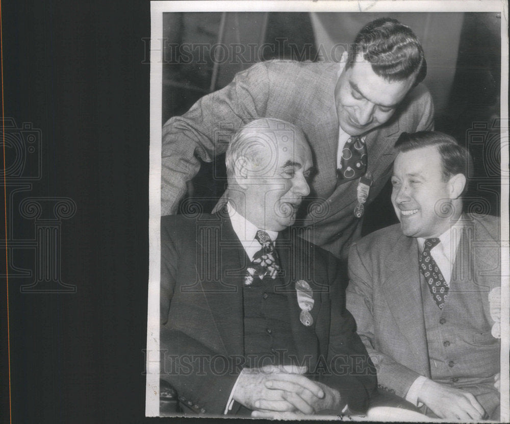 1947 George Addes, Phillip Murray & Walter Reuther - Historic Images