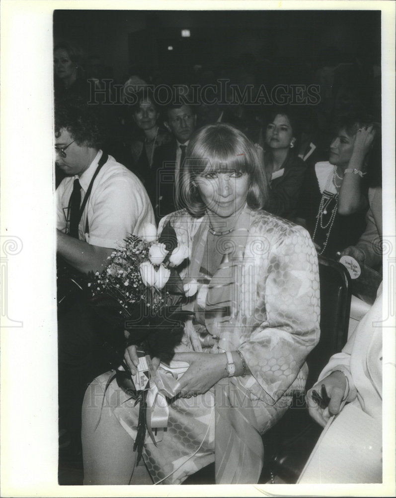 1985 Press Photo Fashion designer Madame Rose - Historic Images