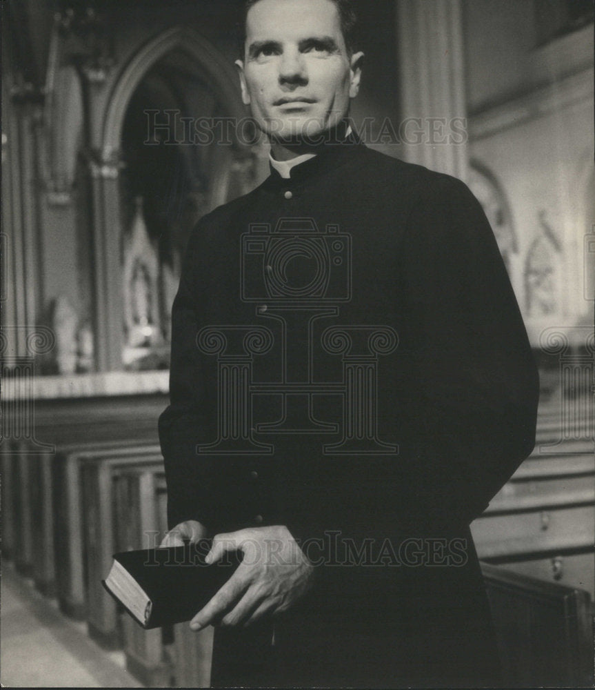 Press Photo Tom Tryon The Cardinal Film Actor - Historic Images