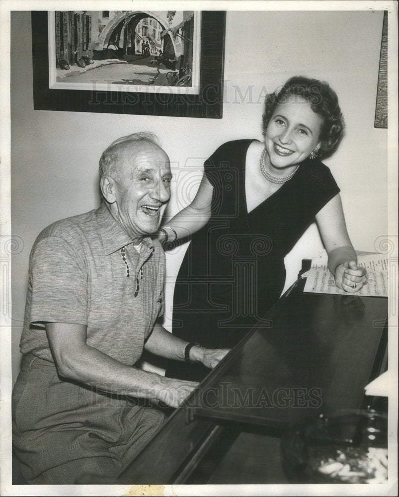 1954 Press Photo Margaret Truman Jimmy Durant Texaco Star Theater Jackson Guest - Historic Images