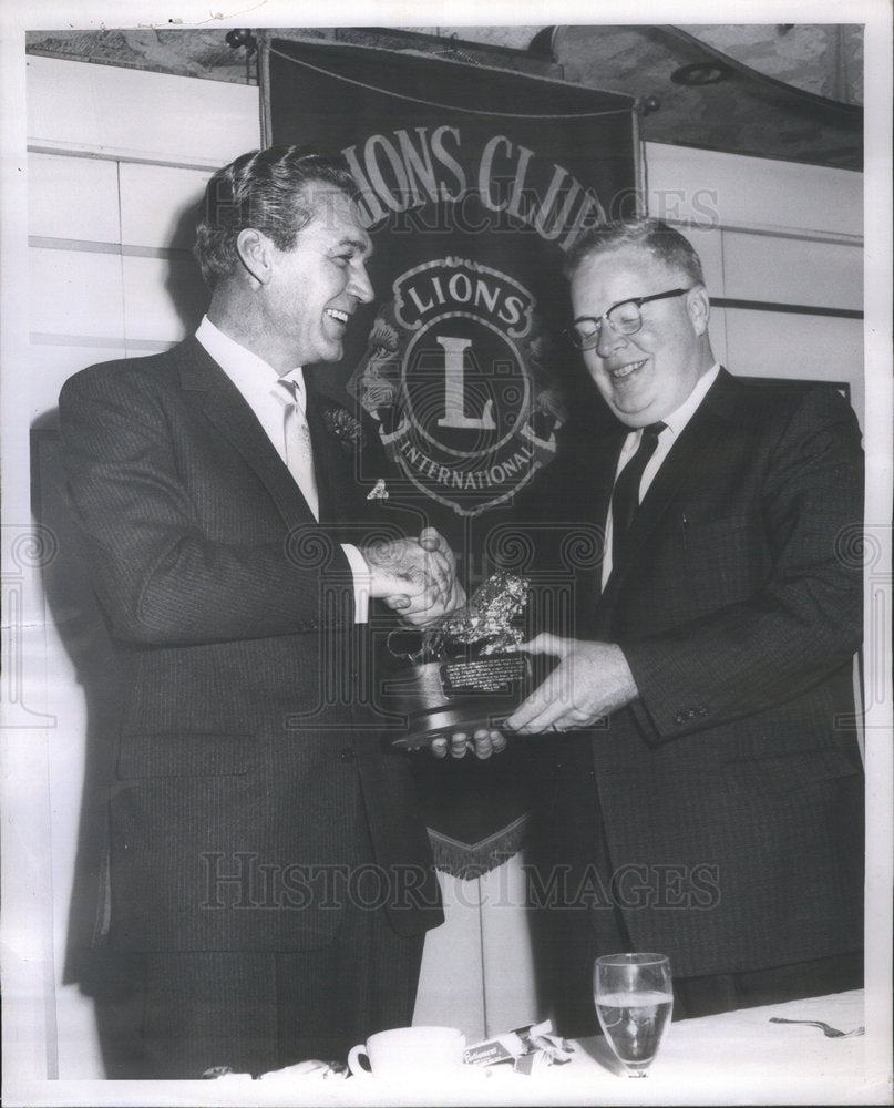 1959 Forrest Tucker The Music Man Award Winner - Historic Images